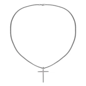 Stainless Steel Men's Cross Necklace