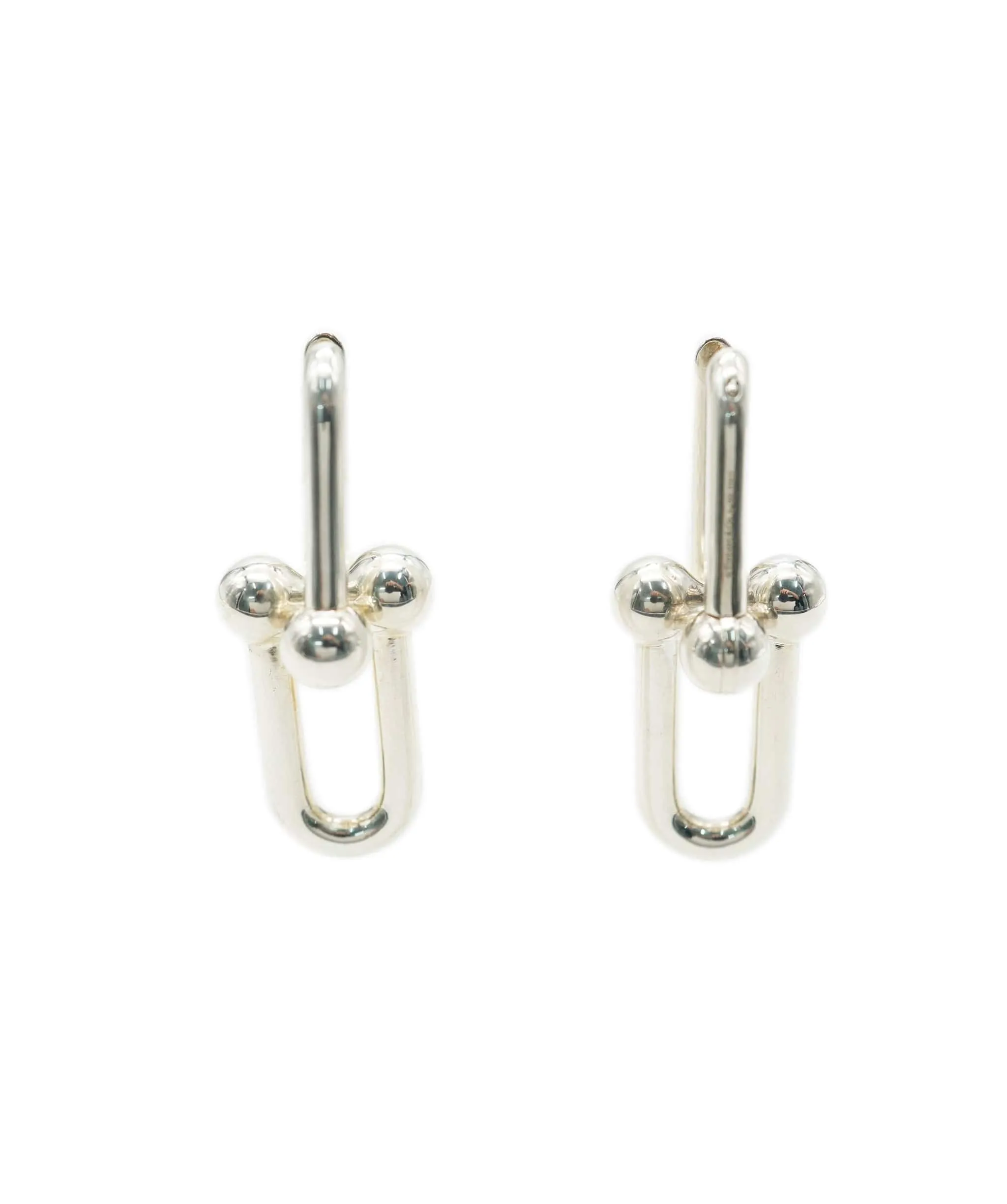 Tiffany & Co. Silver Hardware Earrings XL Link size UKL1416