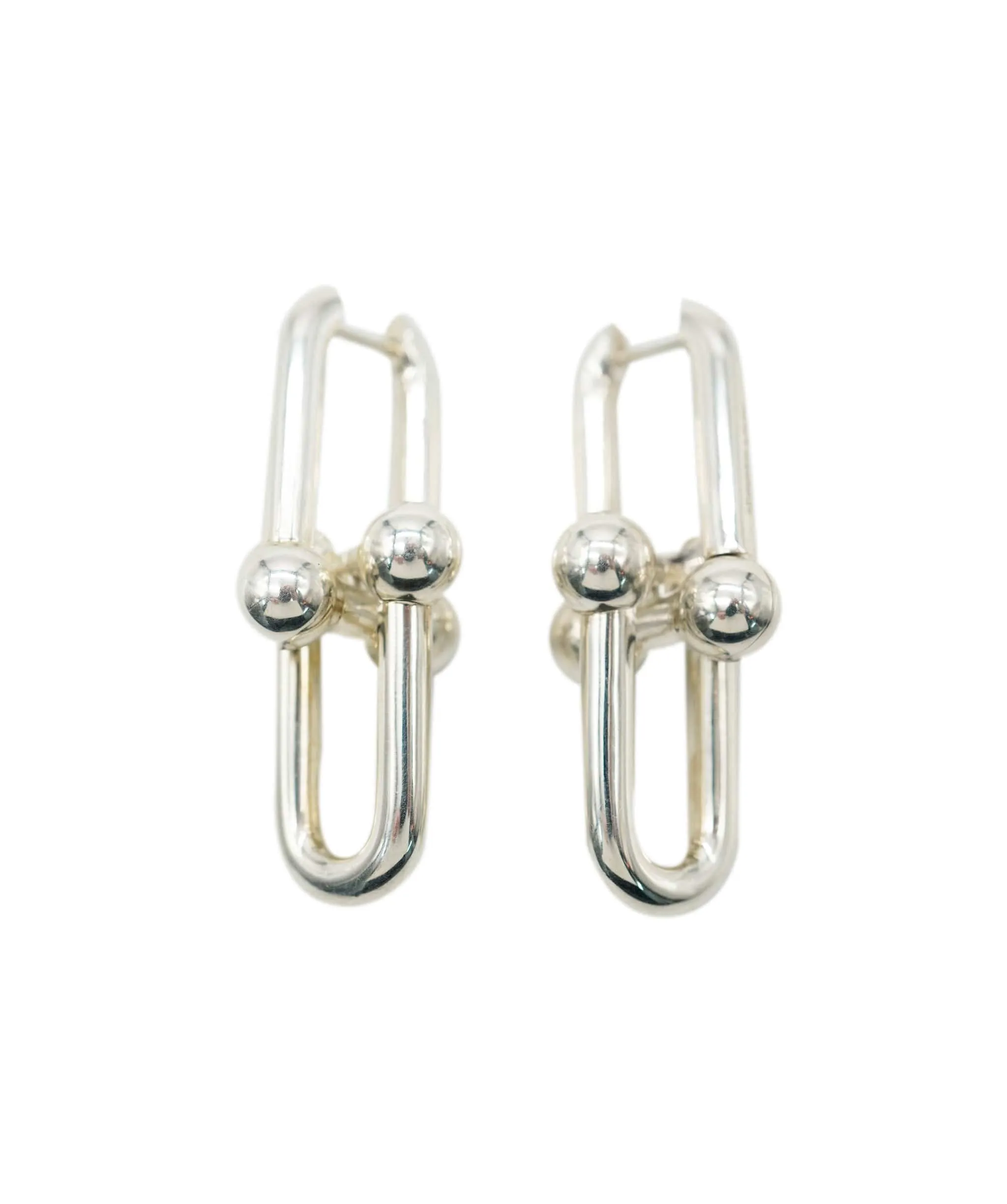 Tiffany & Co. Silver Hardware Earrings XL Link size UKL1416