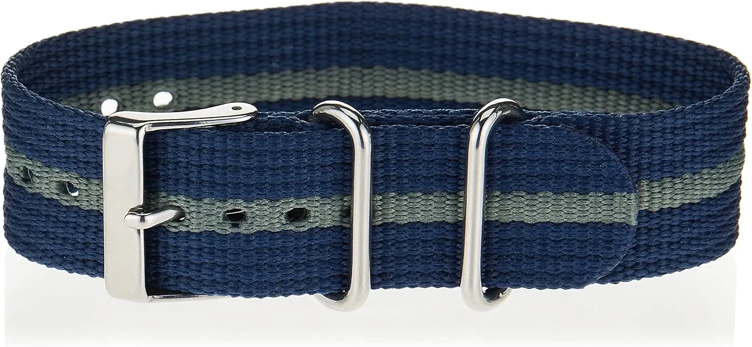 Timex Watch Bands TW7C06900GZ 20mm Double-Layered Nylon Strap Nylon Multi-Color Watch Strap