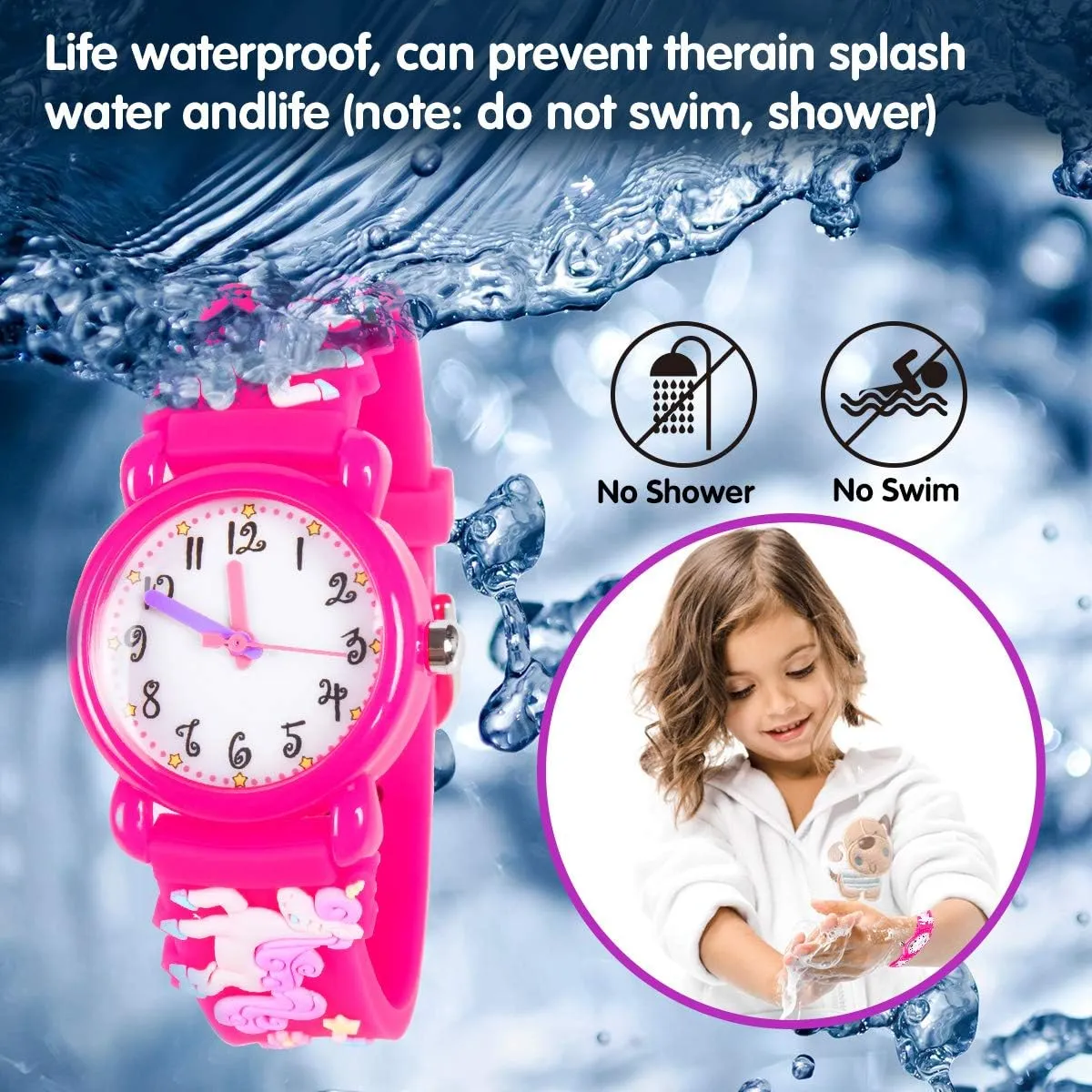 Toddler Watches for Girls - Best Toys Gifts for Girls Age 3 4 5 6 7 8