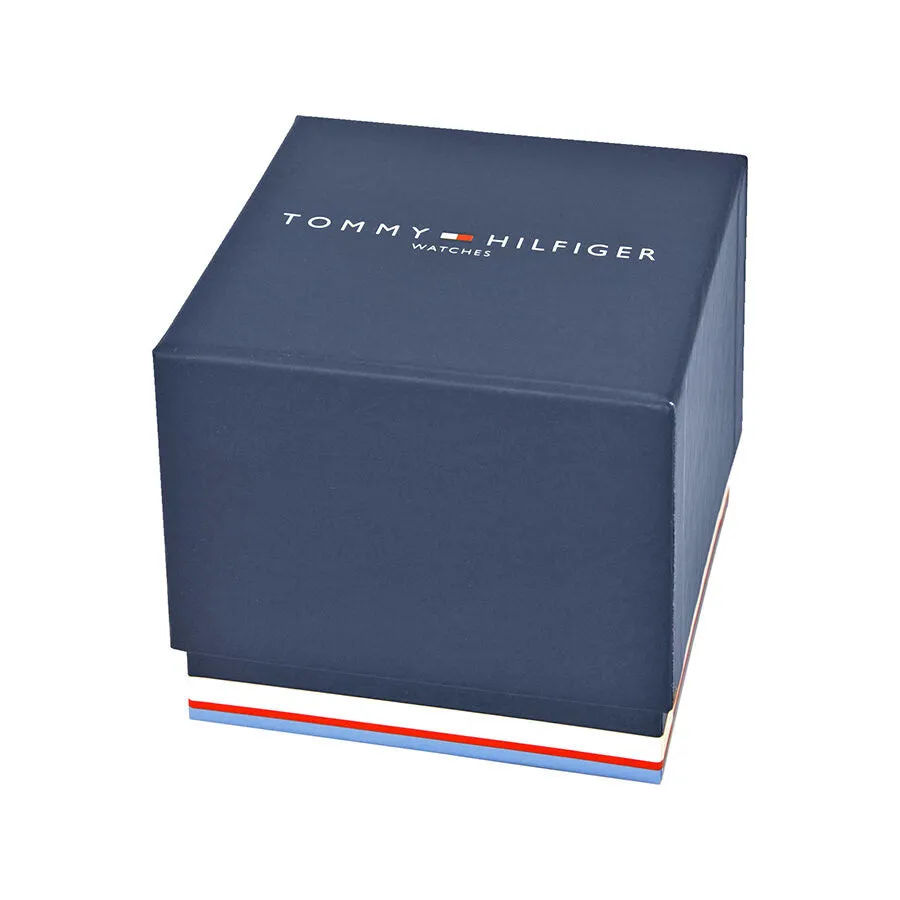 Tommy Hilfiger Black and Red Dial Red Rubber Men's 1791112