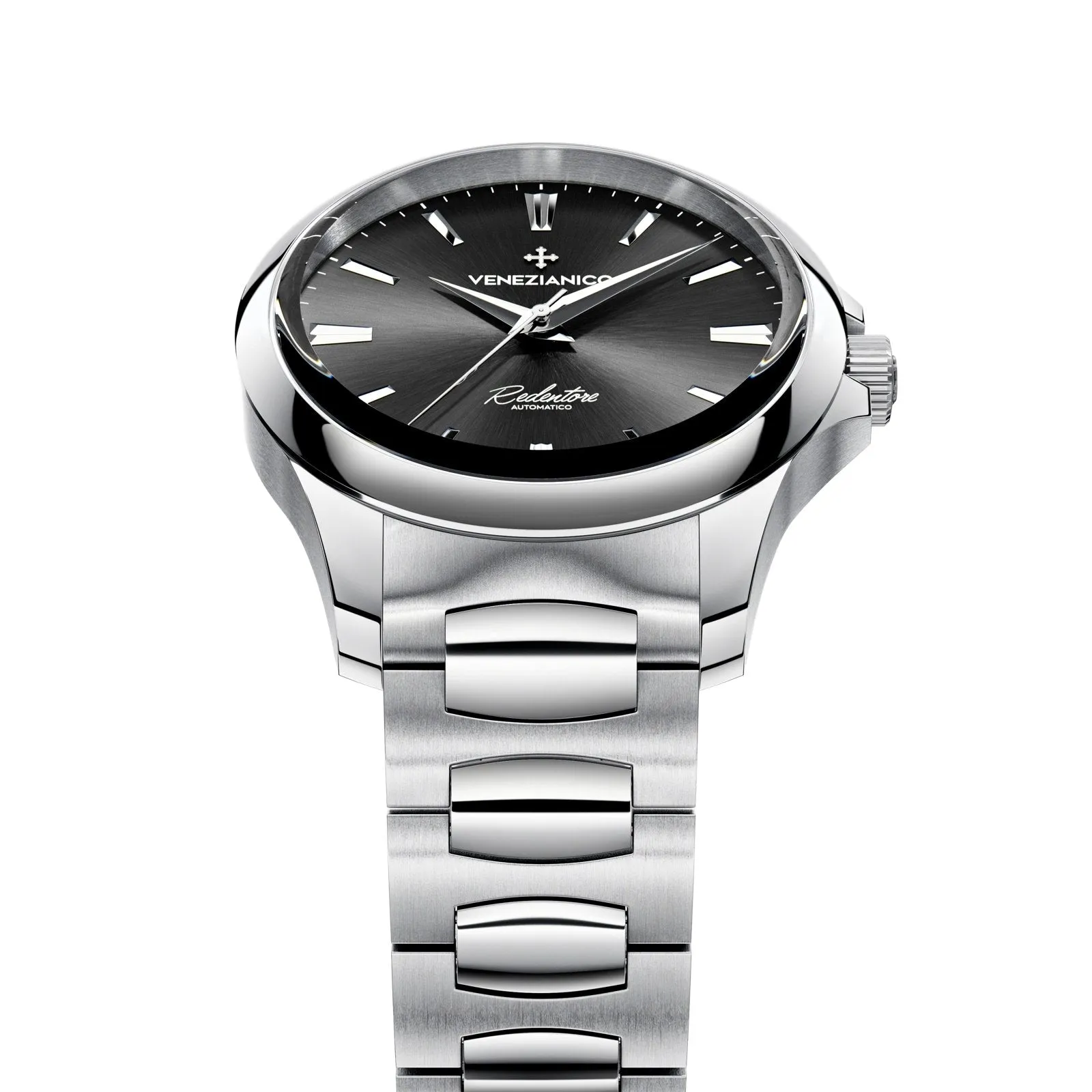 Venezianico Automatic Watch Redentore 36 Black Steel 1121504C