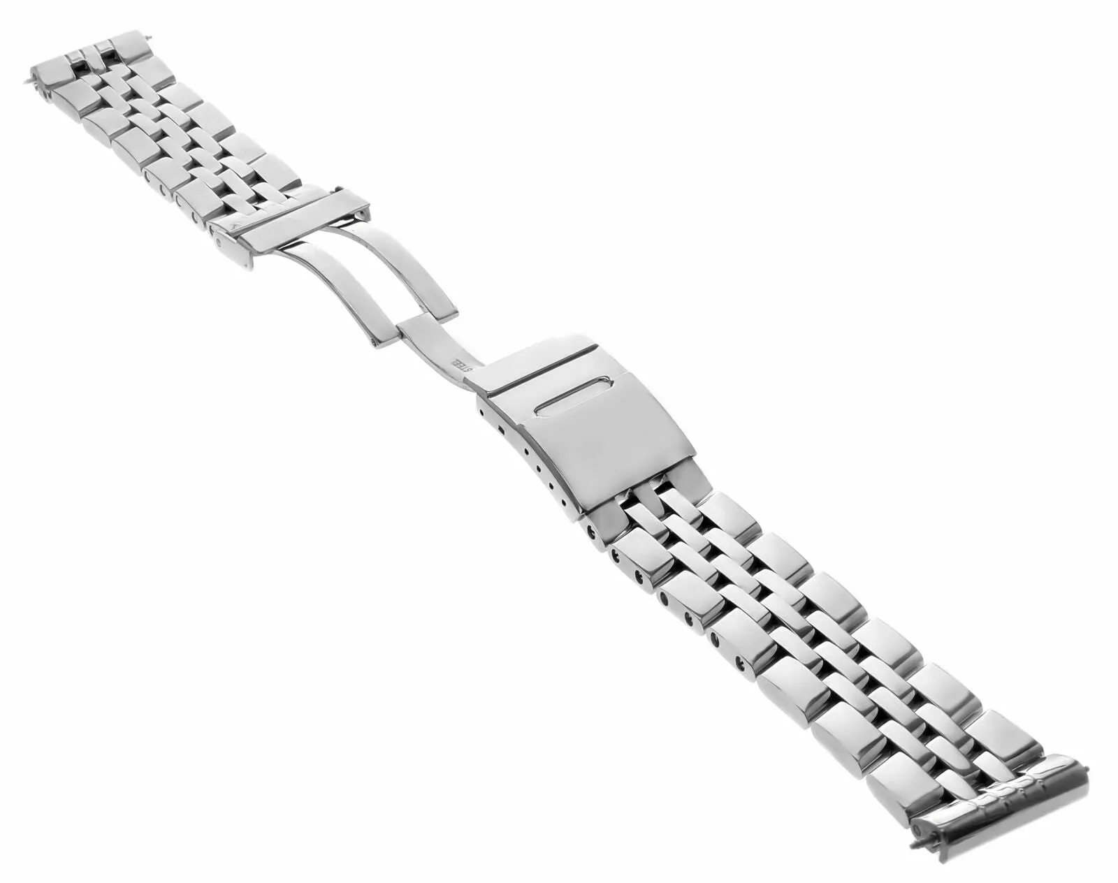 WATCH BAND BRACELET S/STEEL FOR BREITLING CHRONOMAT BENTLY 24MM ROUND END POLISH