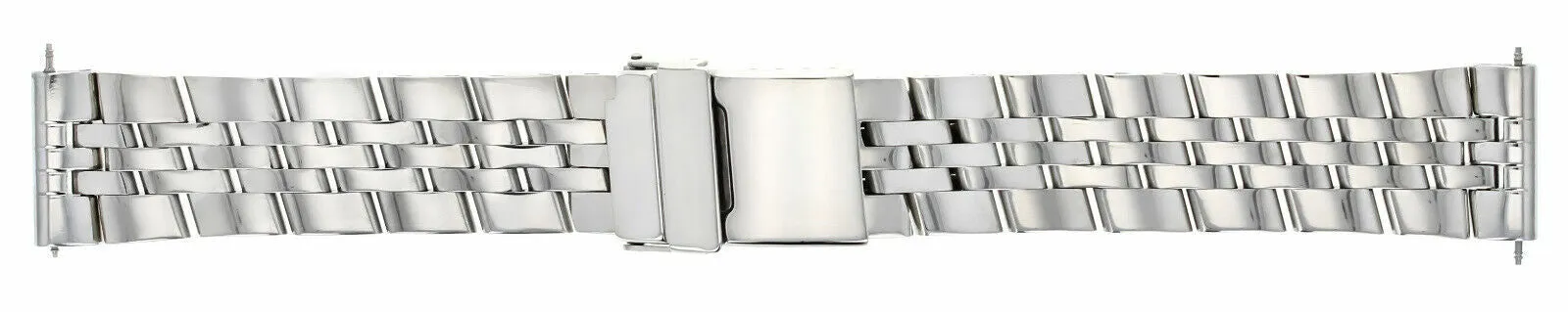 WATCH BAND BRACELET S/STEEL FOR BREITLING CHRONOMAT BENTLY 24MM ROUND END POLISH