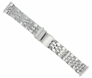 WATCH BAND BRACELET S/STEEL FOR BREITLING CHRONOMAT BENTLY 24MM ROUND END POLISH