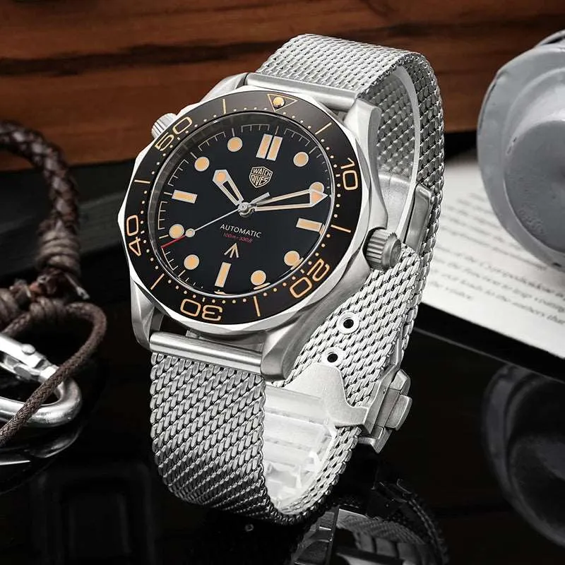 Watchdives 007 Seamaster Diver Automatic Homage Watches