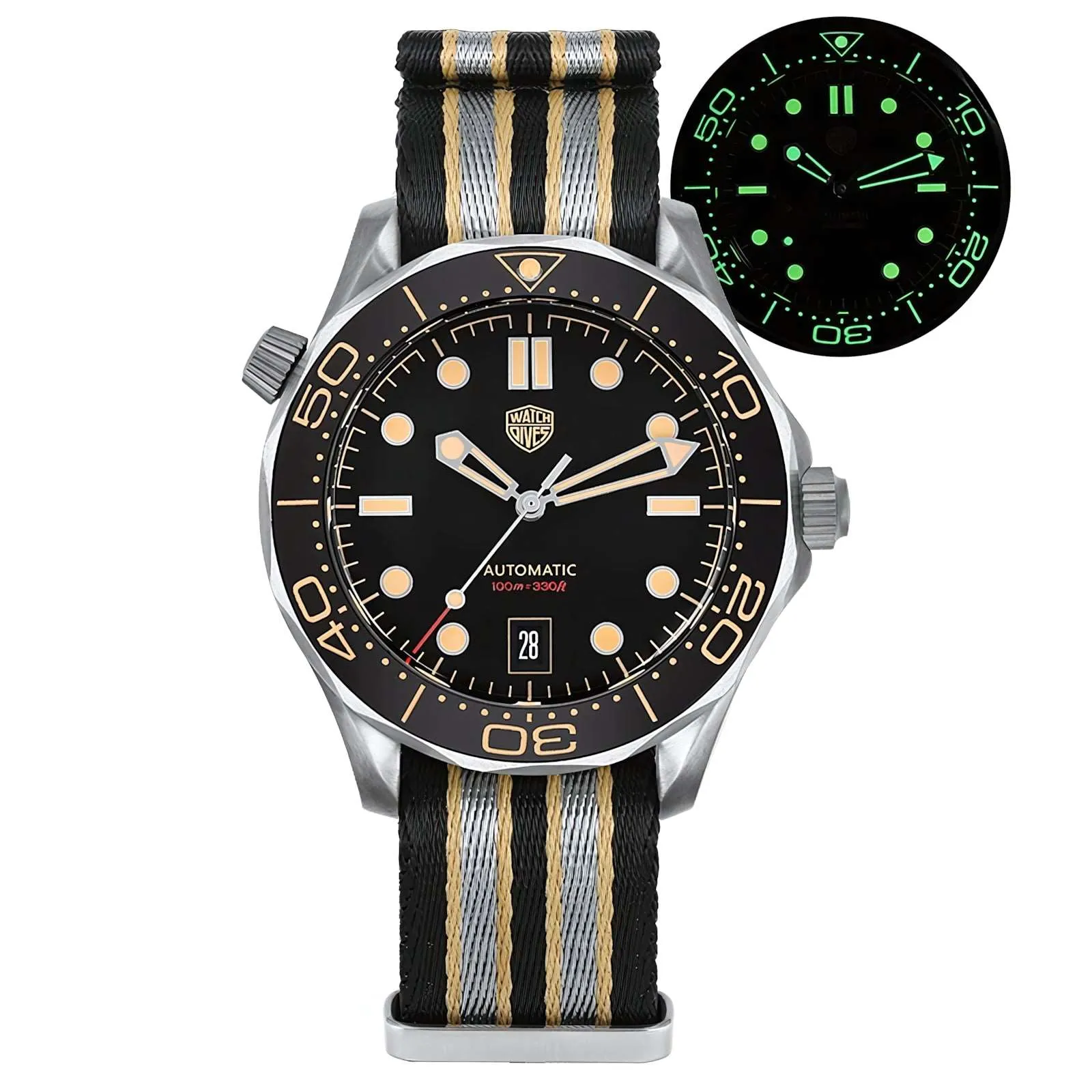 Watchdives 007 Seamaster Diver Automatic Homage Watches