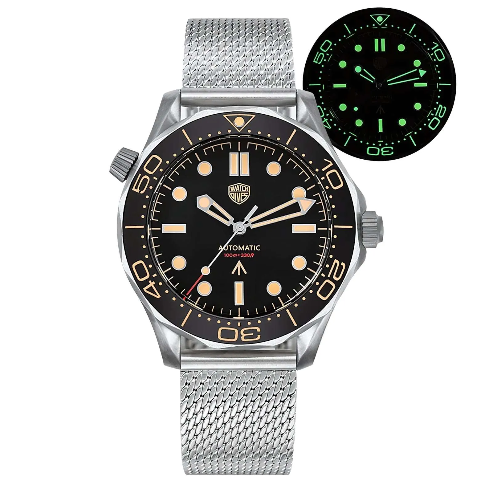 Watchdives 007 Seamaster Diver Automatic Homage Watches