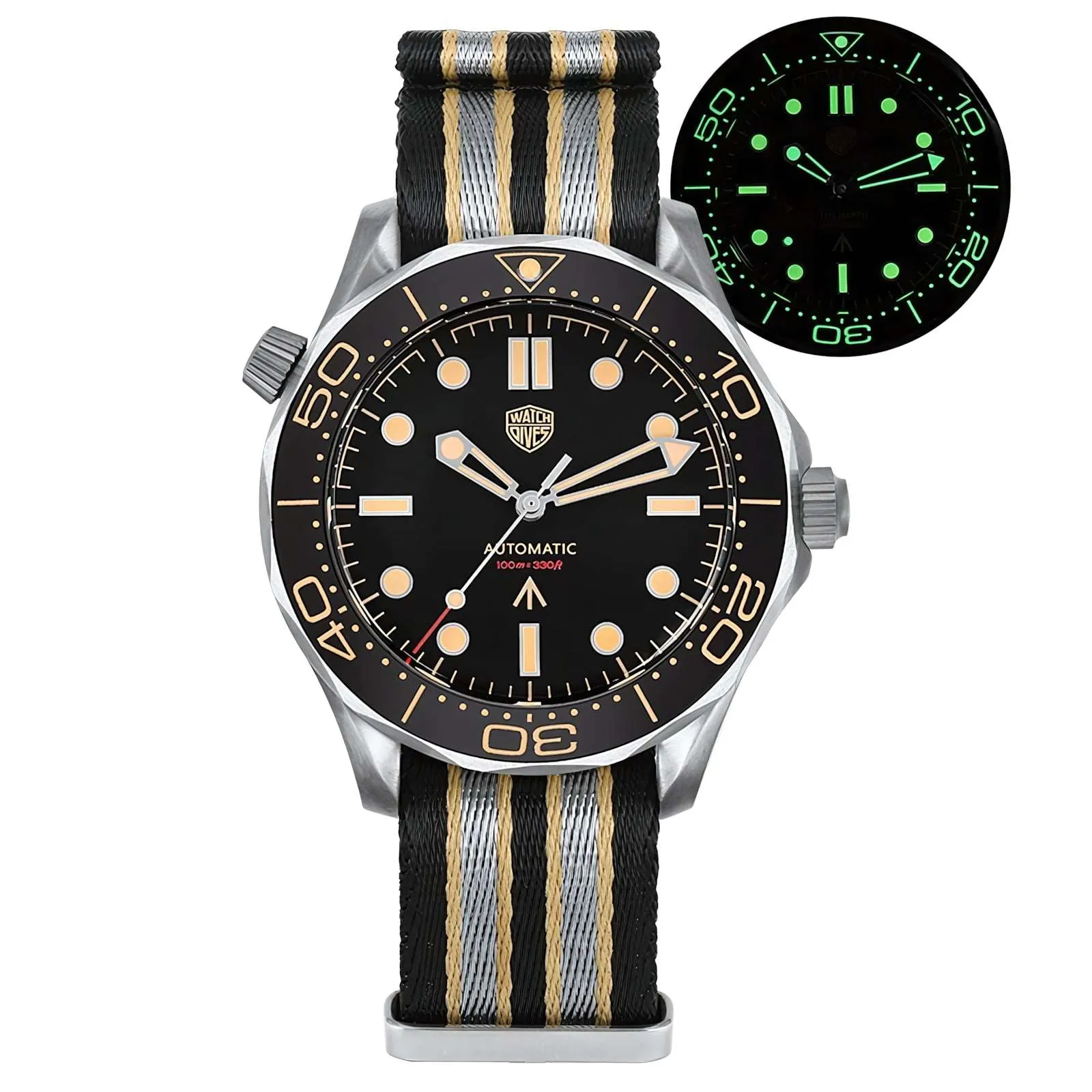Watchdives 007 Seamaster Diver Automatic Homage Watches