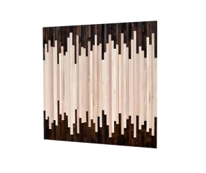 Wood Wall Art - Reclaimed Wood Art Sculpture - Modern Artwork - Minimalistic Design