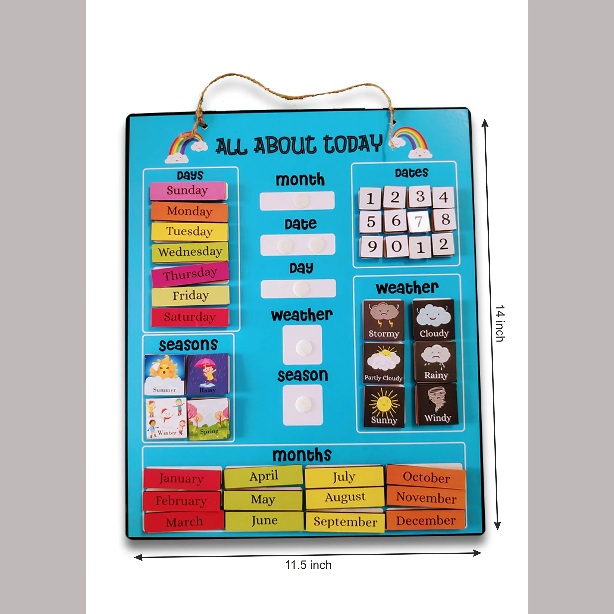 Wooden Calendar Activity